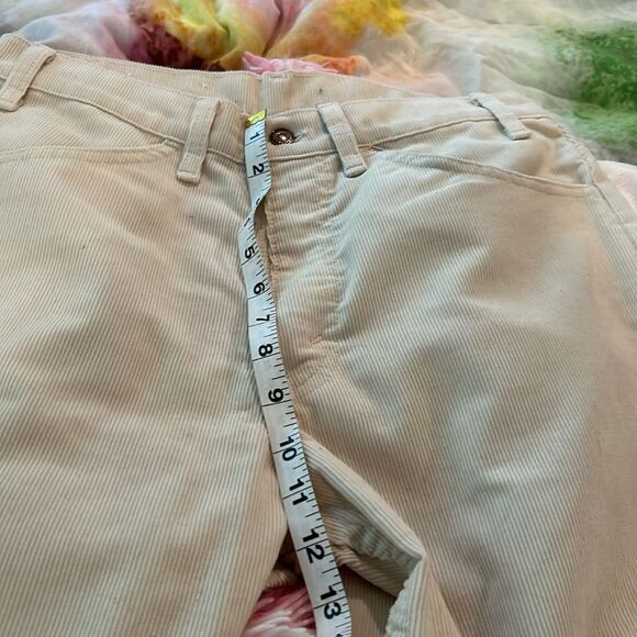 Levi's Corduroy Men's Pants, Excellent Like new condition, off white 32 x 34 - Picture 6 of 12